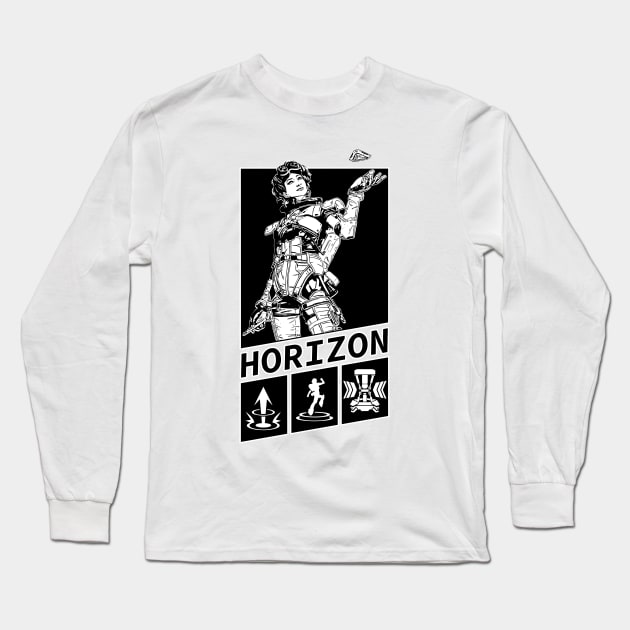 Horizon Long Sleeve T-Shirt by Peolink